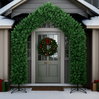 Arche de Sapin Artificiel 240/270 cm avec Support
