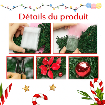 Guirlande Noël 2,7 m avec LED – Décoration Maison