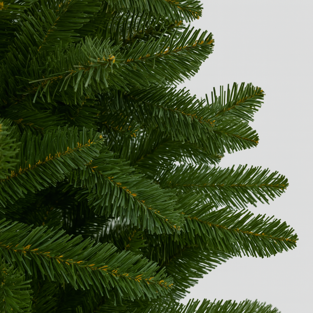 Sapin de noël artificiel articulé avec support métal – plusieurs tailles et coloris