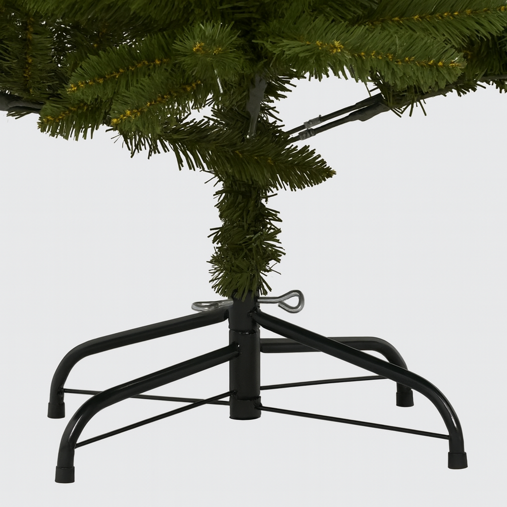 Sapin de noël artificiel articulé avec support métal – plusieurs tailles et coloris