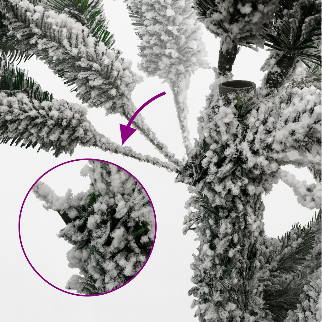 Sapin de noël artificiel articulé avec support métal – plusieurs tailles et coloris