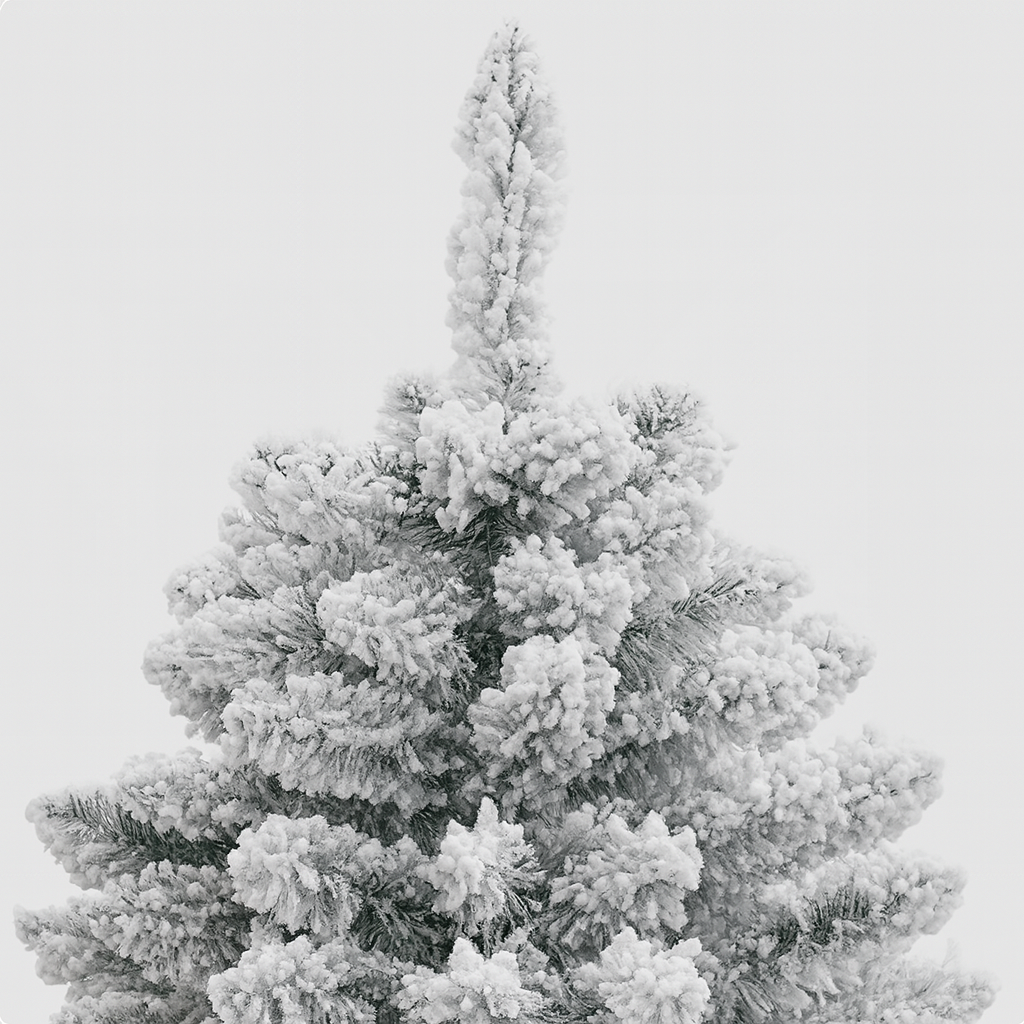 Sapin de noël artificiel articulé avec support métal – plusieurs tailles et coloris