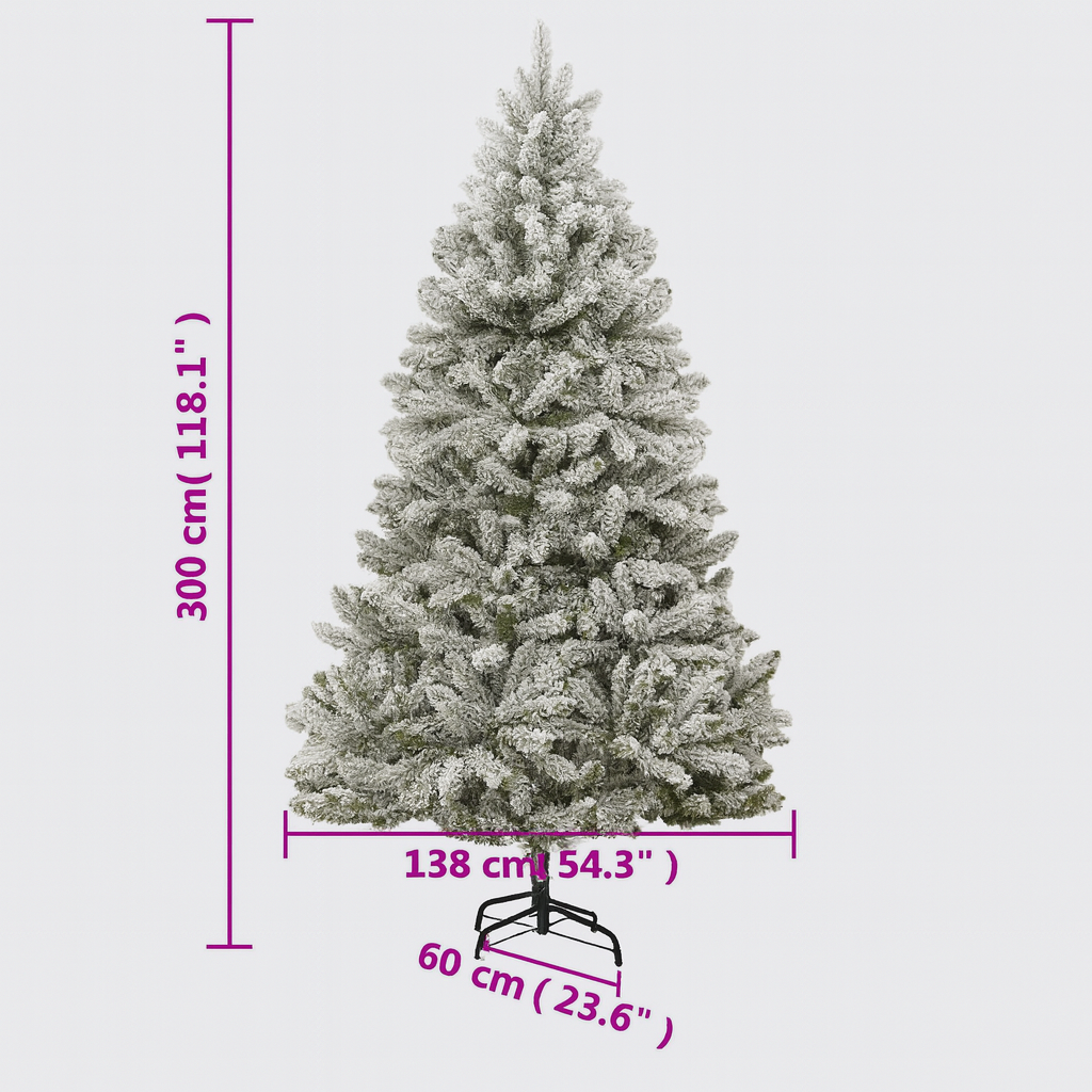 Sapin de noël artificiel articulé avec support métal – plusieurs tailles et coloris