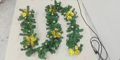 Guirlande Noël 2,7 m avec LED – Décoration Maison