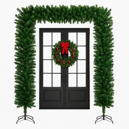 Arche de Sapin Artificiel 240/270 cm avec Support